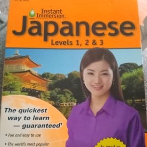 New Instant Immersion Japanese Levels 1,2,& 3